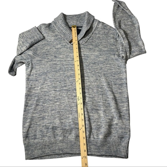 Even Tide Shawl Collar Sweater Men Size M Toggle Button Pullover Office Casual - Picture 14 of 16